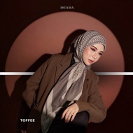 (LY) Hijab Monogram Pattern Scraf LY Jilbab Voal Branded Premium Lasercut