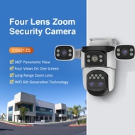 VSTARCAM CS621ZS-8MP 4-Eye WiFi Camera Super Sharp, 3-Frame WiFi Network Connection