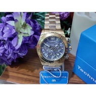 TechnoMarine Manta Ray Collection Men's Watch in Gold&Charcoal Dial, 42