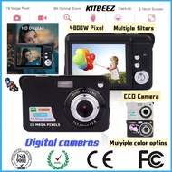 KiTBEEZ🔥 CCD48 Camera Digital Camera HD 1080P Video Camcorder 8X Zoom Anti-shake 2.7Inch Screen with