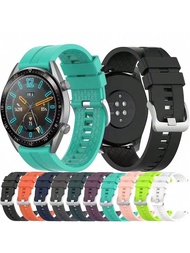 22mm Silicone Strap Compatible With Huawei Watch GT 2/3/4 Pro 46mm For Huami Amazfit GTR 4/3/2 GTR 4