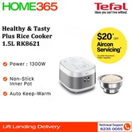 Tefal Healthy &amp; Tasty Plus Rice Cooker 1.5L RK8621