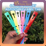 HMC Plastic Adjustable Hanging Label Tag Garden Nursery Plant Tags Waterproof Tree Markers Penanda Pokok