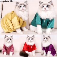 Baju Raya Kucing Baju Kurung Baju Melayu 2024 Unisex Raya Aidilfitri Cloth Cat Clothes Costume Hari Raya