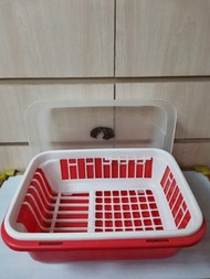 大容量餐具收納盒/瀝水碗架