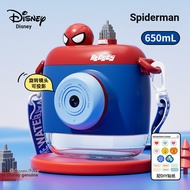 {Both Water Bottles Are Toys Another} Toy Story Spiderman Straw Water Cup Double Drinking Camera Cup
