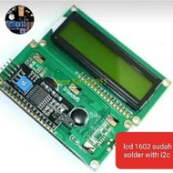 HIJAU LCD Display i2c 1602 green 16Bu2 green display + i2c