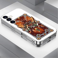The Legend of Zelda 08 Luxury Plated Frame Glass Phone Case For Samsung Galaxy S22 S23 S24 S25 Ultra
