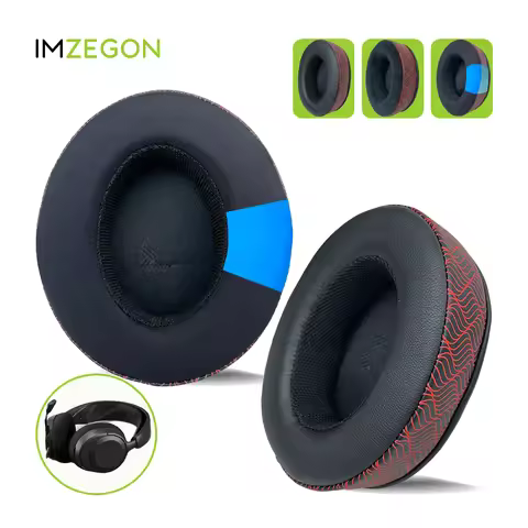 IMZEGON Replacement Earpads for Steelseries Arctis Nova 1,3,7 Nova Pro Wire Headphones Change Color 