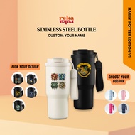 REKA Harry Potter Custom Name Stainless Steel Thermos Water Bottle Cup Tumbler Typo Hermoine Hp Wiza