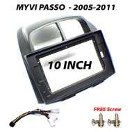 Perodua Myvi 2005-2011 10.1 Inch Android Player Casing