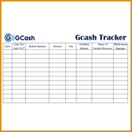 ✪ ∯ ♡ A5 GCASH & LOAD TRACKER 80sheet