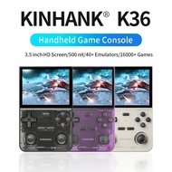 KINHANK Open Source K36 Retro Handheld Video Game Console 16000 Games Emulator for PS1/PSP/DC/N64/SS
