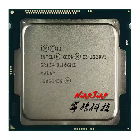 Intel Xeon E3-1220 v3 E3 1220v3 E3 1220 v3 3.1 GHz Used Quad-Core Quad-Thread CPU 80W LGA 1150