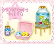 日本 Re-ment 食玩 Sanrio Little Twin Stars Yumekawa Picnic 雙子星野餐 No.6 水樽 飲品