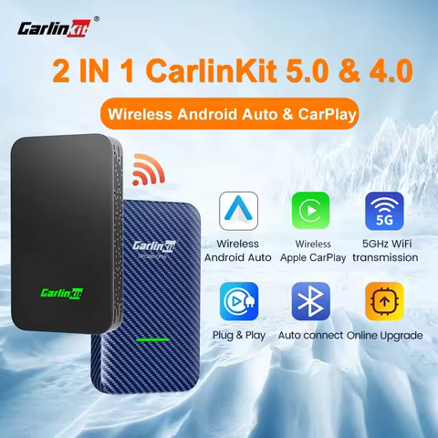 CarlinKit 5.0 2Air &4.0 CP2A Wireless Android Auto CarPlay CarPlay AI Box Online Upgrade WiFi Blueto