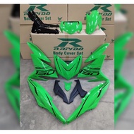Y15ZR V1/V2 EXCITER 4 KING (37) GREEN RAPIDO COVERSET STICKER TANAM/AIRBRUSH