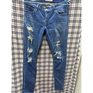 Levi's 711 Premiu Brushed Denim Trousers (Red Ear) Made In Japan 29