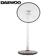 Daewoo 12-speed low-noise DC motor tall standing fan DEF-U914E living room fan Nordic style wood pattern