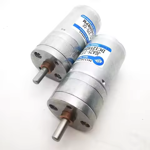 JGA25-370 Miniature Geared Motor DC Motor 6V 12V 24V Electric gear Motor High Torque 12/16/26/30/35/