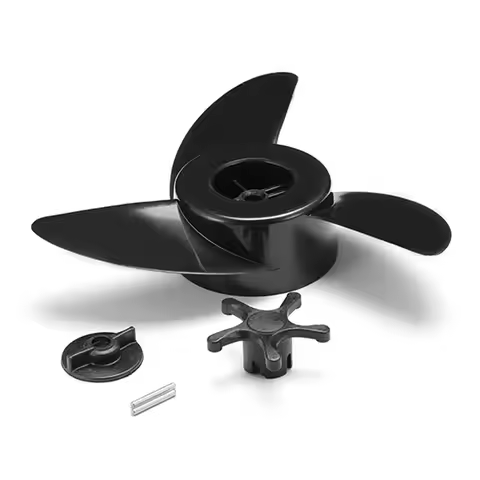 12V Electric Marine Propellers Boat Outboard Engine Motor Propeller For Hangkai And HAIBO ET45L ET55