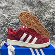 Pure Original High-Quality Adidas Originals CAMPUS 00s Adidas Clover Suede Bread Shoes Anti-Slip Wea