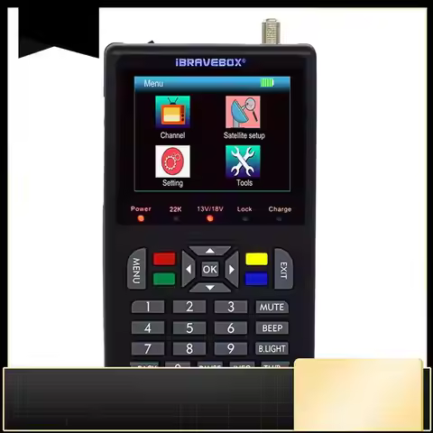 Ibravebox V9 Finder Digital Satellite Signal Meter 3.5 Inch Display Sat Finder Tool-N33R