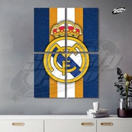 Football Club Logo Bundling 1 set of 4 Mdf Posters wall decoration A4 Size 4