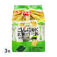 北田 蒟蒻糙米捲 海苔  160g  3袋