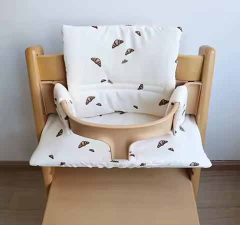 Children's Dining Chair Cushion Baby Eating Cotton Breathable Cushion Baby Growth Chair Cushion Acce