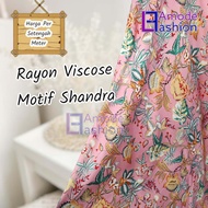 Kain Rayon Viscose Motif Shandra