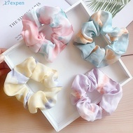 EXPEN Rubber Bands Korean Hair Accessories Elastic Women Girls Hair Bands Tie Dye Scrunchies