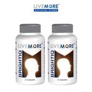 Livemore Bright IQ | Everyday Nutrition Support | Vitamin B Complex | 2 bottles | Halal