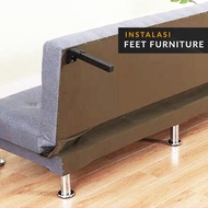 Top RKG Mechanical Folding Furniture Feet F Feet Furniture Solid Metal White