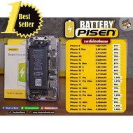 แบตเตอรี่โทรศัพท์ pisen iPhone 77Plus88PlusXXSXSmaxSE2020SE20221111Pro11Promax1212Pro12Promax1313Pro