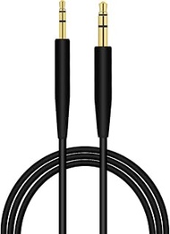 Replacement QC35 II Headphone Replacement Cord Cable Compatible Bose QuietComfort 35 (Series II),Bose On-Ear 2/OE2/OE2i/QC25/QC35/Soundlink/SoundTrue Wireless Headphones (Black)