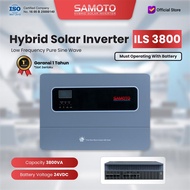 Samoto Hybrid Solar Inverter Pure Sine Wave Low Frequency 3000W MPPT Sistem Battery 24V 3800VA Solar