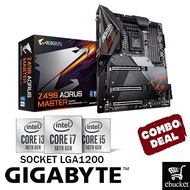 GIGABYTE Z490 AORUS MASTER INTEL Z490 LGA1200 MOTHERBOARD + INTEL 10TH GEN CPU COMBO PROMO