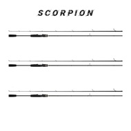 【TRAINFIS】FUJI Guide BLACK EAGLE Power Fishing Rod 1.68M-2.4M UL/ML/M/MH Tips Spinning&Baitcasting C