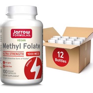 Jarrow Formulas Methyl Folate 1000 mcg, Dietary Supplement, Methyl Folate for Cellular Energy Suppor
