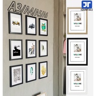 A4 Magnetic Display Board Wall Stick Frame Photo Certificate Office Adhesive Wall Frame Gambar