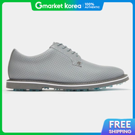 G /Fore Mens Spikeless Gray Leather Golf Sneakers Practice Shoes