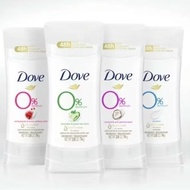 Dove 0% Aluminum Deodorant, Assorted (74 g)