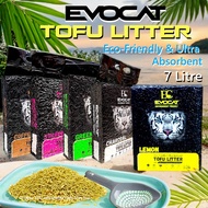 EVOCAT – Pasir Kucing TOFU 7 Liter (5 Jenis Bau)