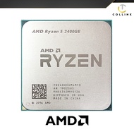 AMD Ryzen 5 2400GE Processor Tray Type | APU Radeon RX Vega 11 Graphics Quad Core AM4 CPU For PC Des
