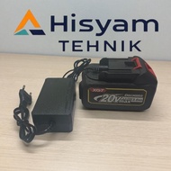 Large impact wrench Charger + 20v 3.0Ah dagmara battery for XENON JLD MOLLAR RYU, NRT PRO Modern imp