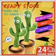 【READY STOCK】Cactus Toy Plush Talk Kaktus Bercakap Dancing Cactus Toys Song cactus dance Electric Si