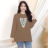 Women's Long Sleeve Oversized T-shirts/Women's Long Sleeve Distro T-shirts/Long Sleeve Oversized Str