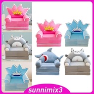 [Sunnimix3] Foldable Kids Sofa Cover Mini Sofa Tier Washable Kids Couch Cover Sofa Furniture Protector for Bedroom Home