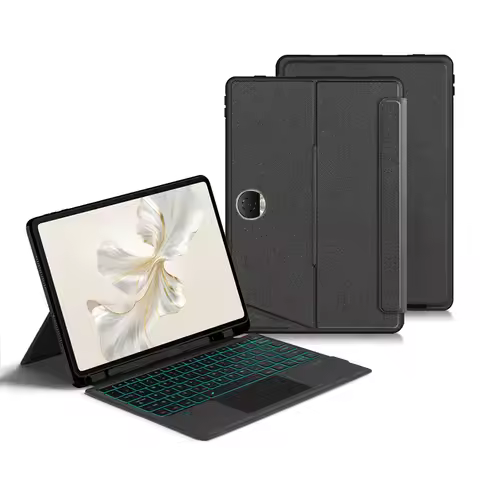 Magnetic Keyboard Case for Huawei Honor Pad 9 12.1 inch 2024 Backlit Trackpad Cover for Honor Pad 9 
